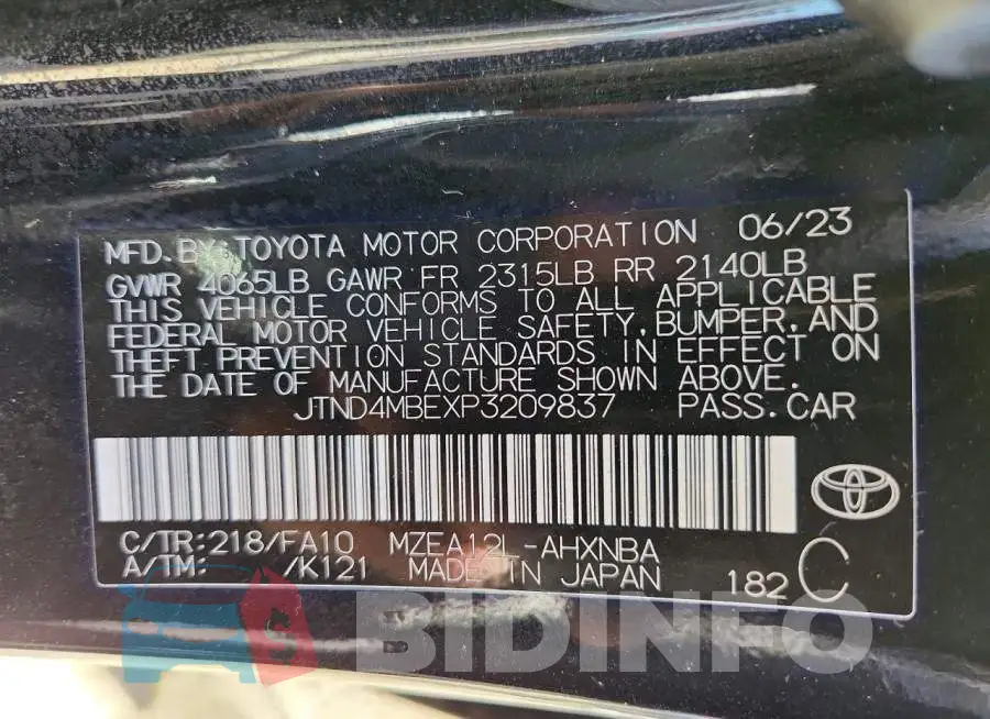 JTND4MBEXP3209837 Photo# 13