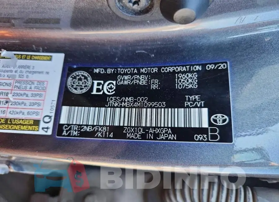 JTNKHMBX4M1099503 Photo# 13