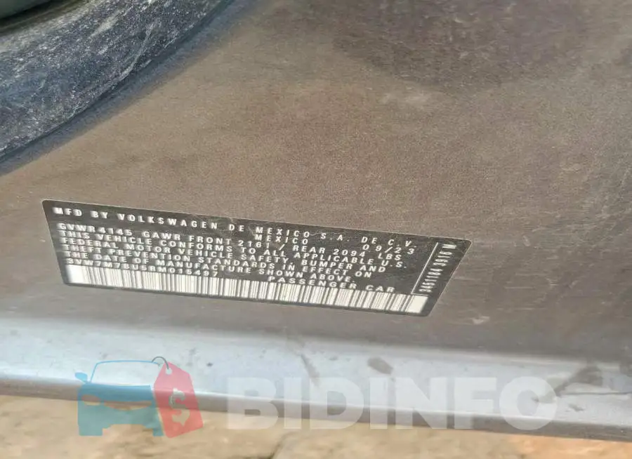 3VW7M7BU5RM015497 Photo# 12