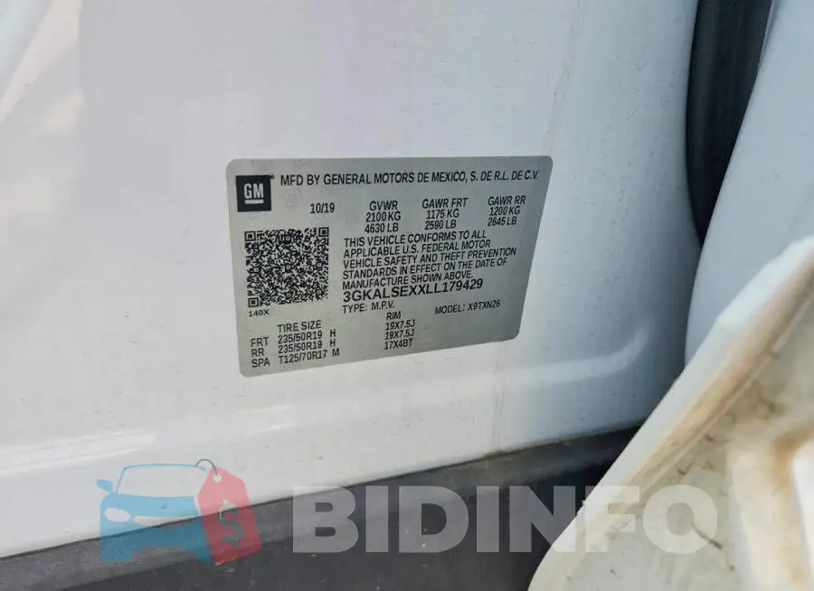 3GKALSEXXLL179429 Photo# 13