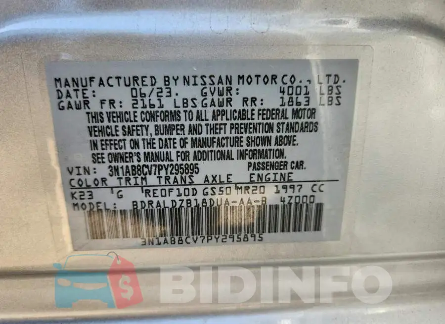 3N1AB8CV7PY295895 Photo# 12