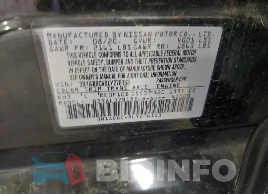 3N1AB8CV8LY276153 Photo# 13