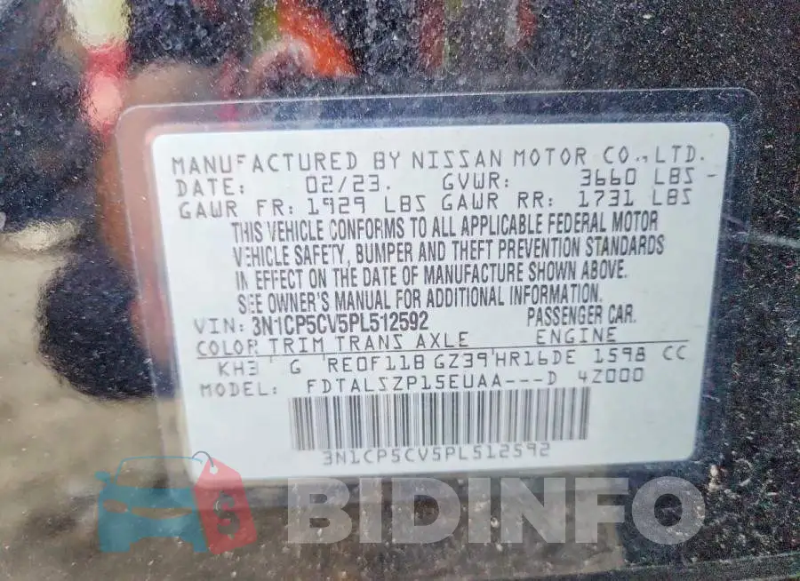 3N1CP5CV5PL512592 Photo# 13