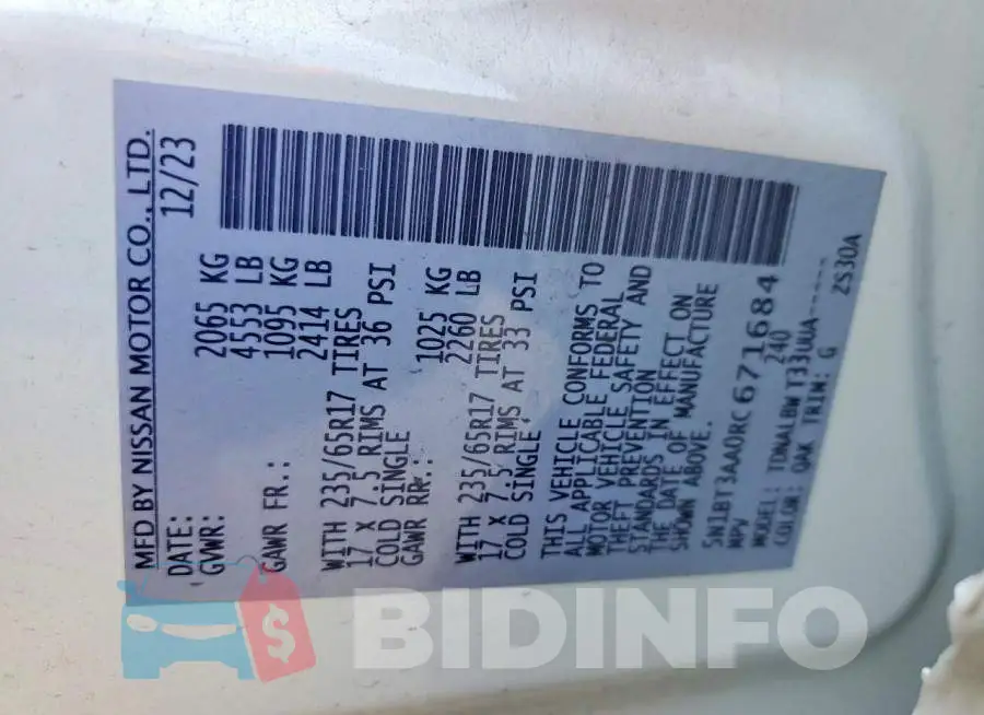 5N1BT3AA0RC671684 Photo# 13