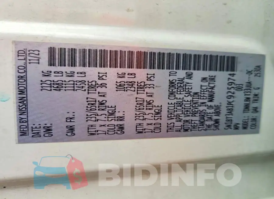 5N1BT3AB1PC925974 Photo# 12