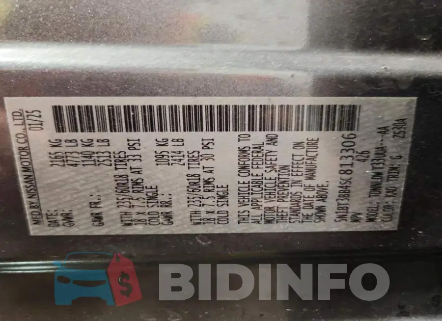 5N1BT3BB4SC813306 Photo# 13