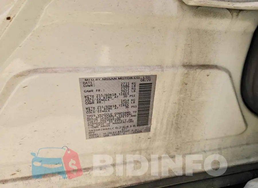 5N1DR2BN4LC626418 Photo# 13