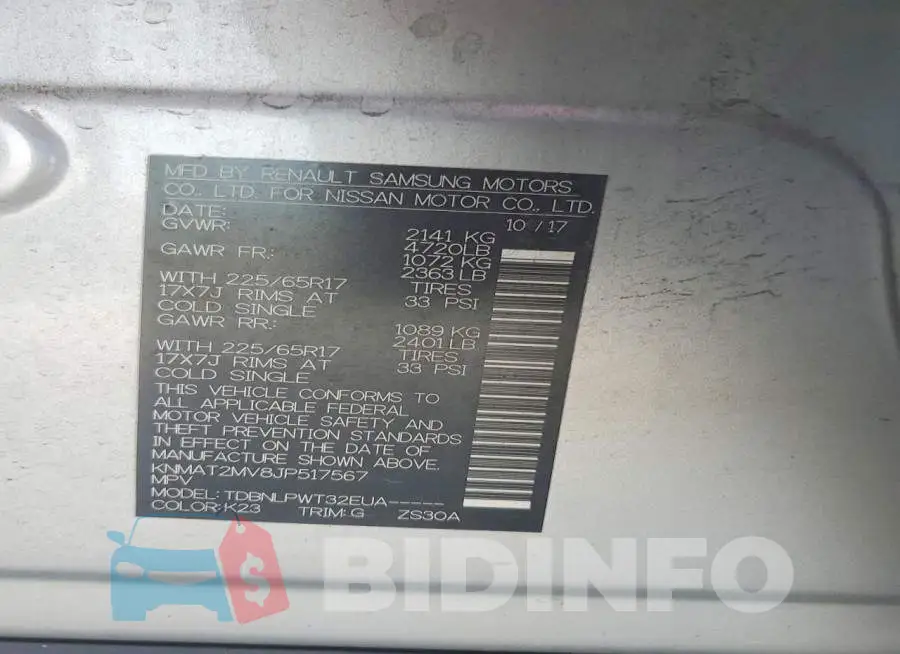 KNMAT2MV8JP517567 Photo# 13