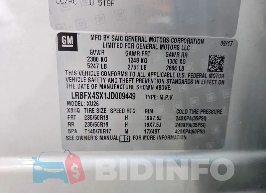 LRBFX4SX1JD009449 Photo# 12
