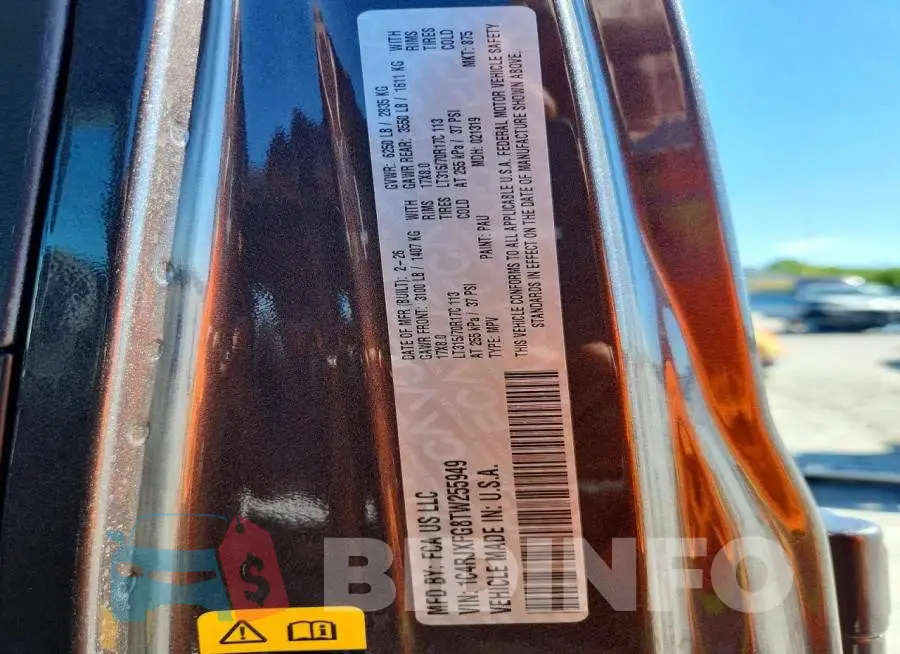 1C4RJXFG8TW255949 Photo# 13
