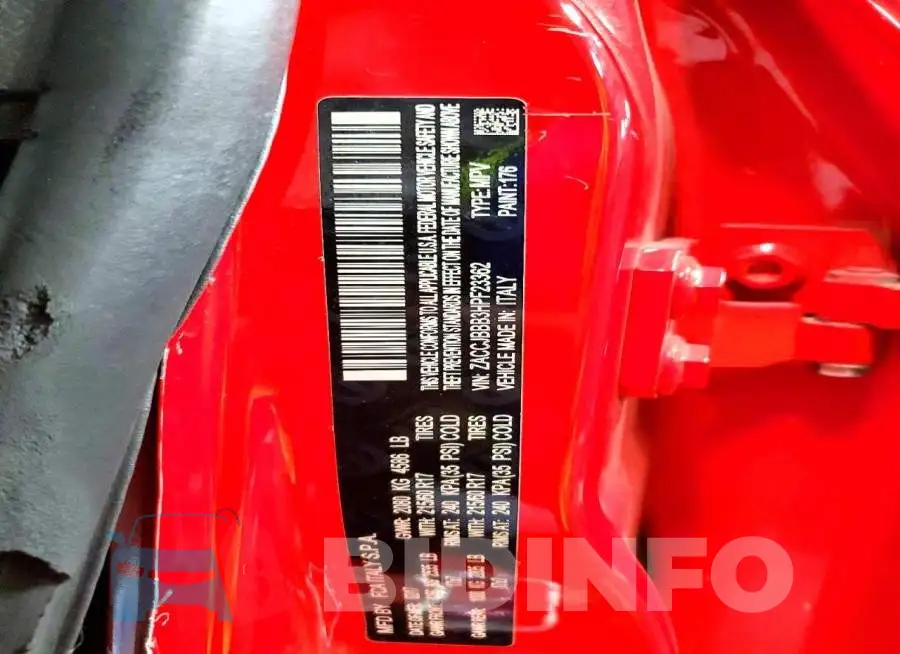 ZACCJBBB3HPF23362 Photo# 13