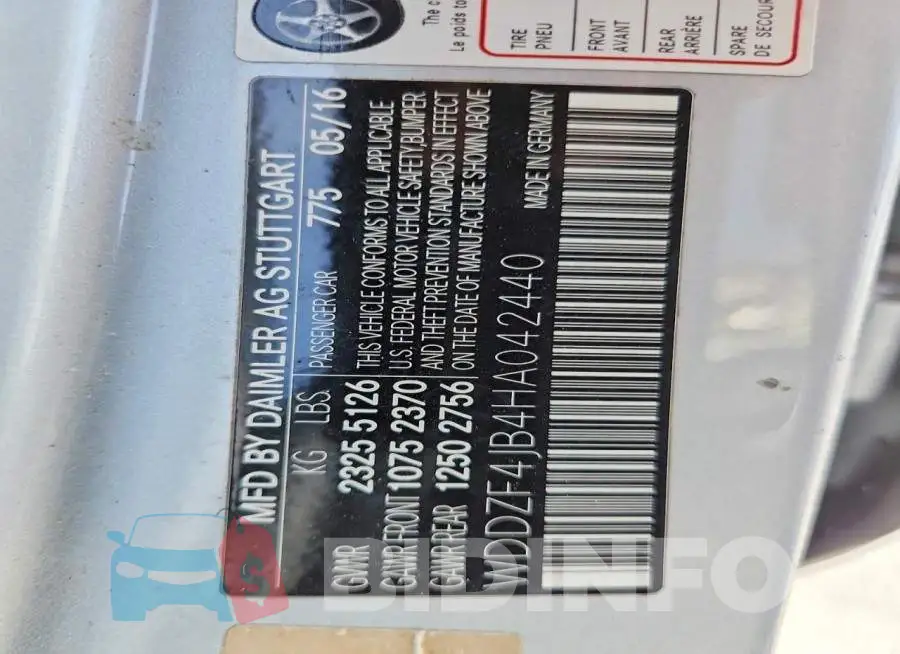 WDDZF4JB4HA042440 Photo# 12