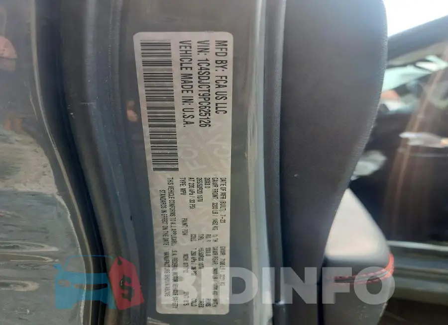1C4SDJCT9PC625126 Photo# 14