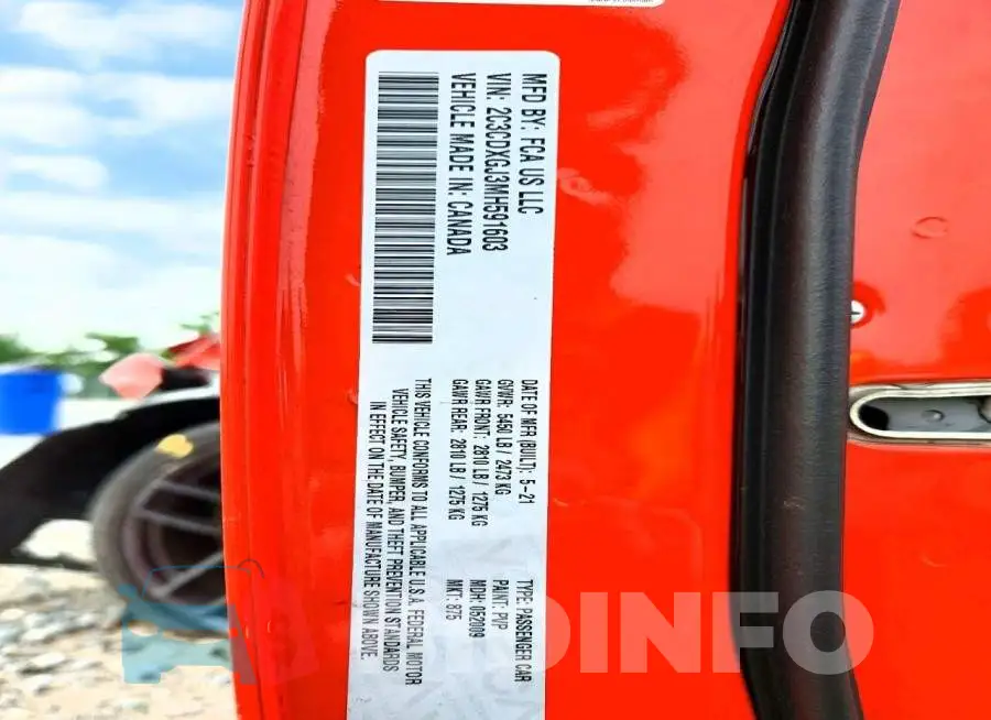 2C3CDXGJ3MH591603 Photo# 13