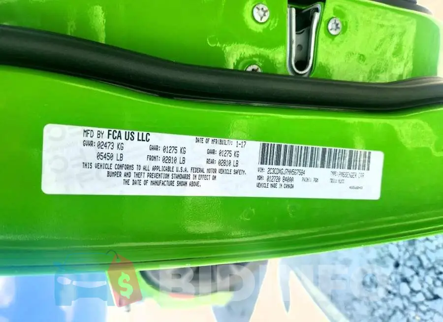 2C3CDXGJ7HH567584 Photo# 12