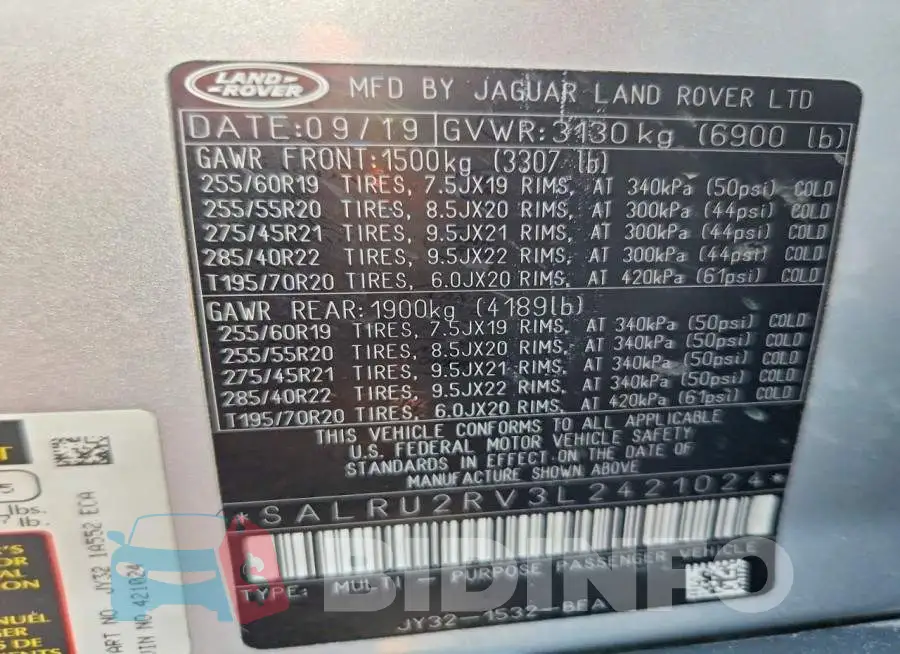 SALRU2RV3L2421024 Photo# 13