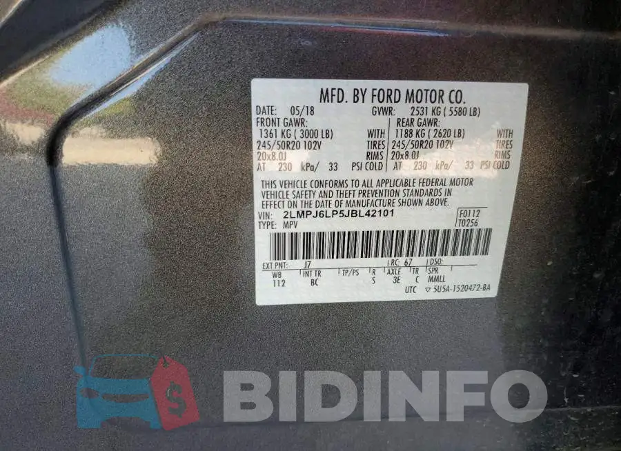 2LMPJ6LP5JBL42101 Photo# 14