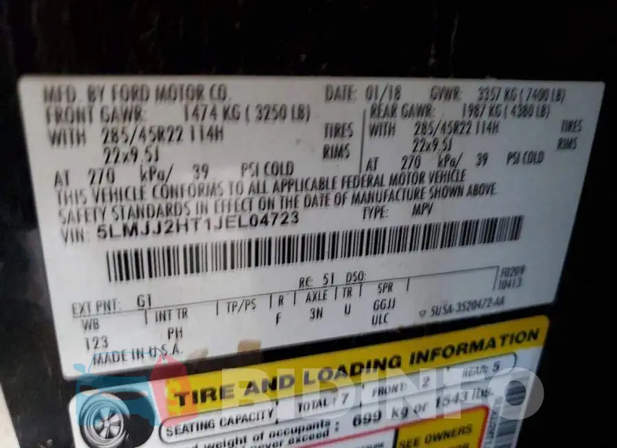 5LMJJ2HT1JEL04723 Photo# 13