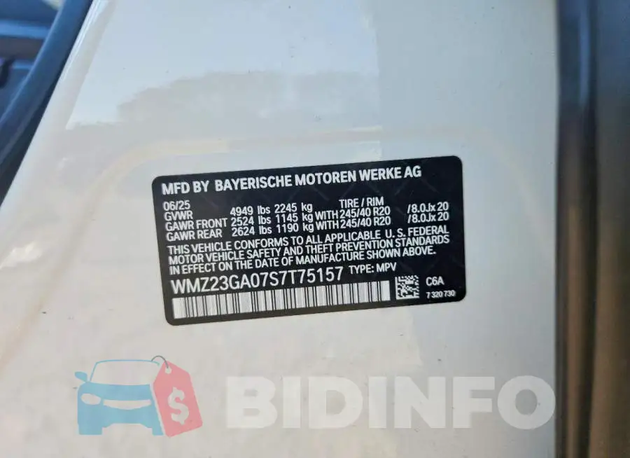 WMZ23GA07S7T75157 Photo# 12