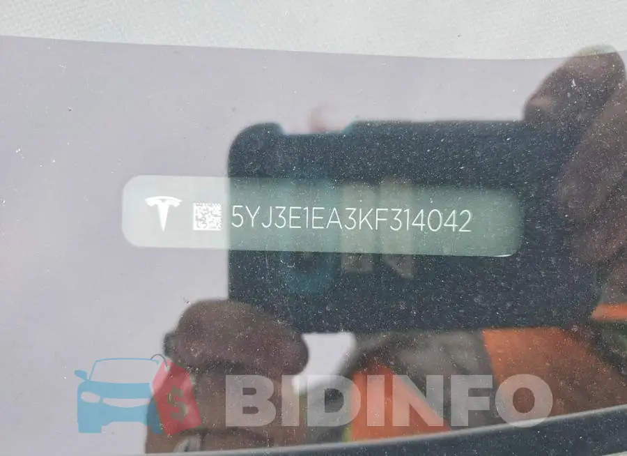 5YJ3E1EA3KF314042 Photo# 12