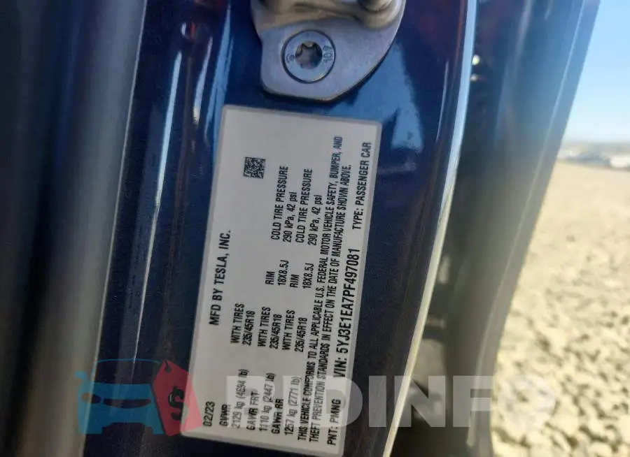 5YJ3E1EA7PF497081 Photo# 13