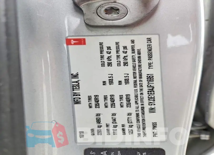 5YJ3E1EB4JF116951 Photo# 12