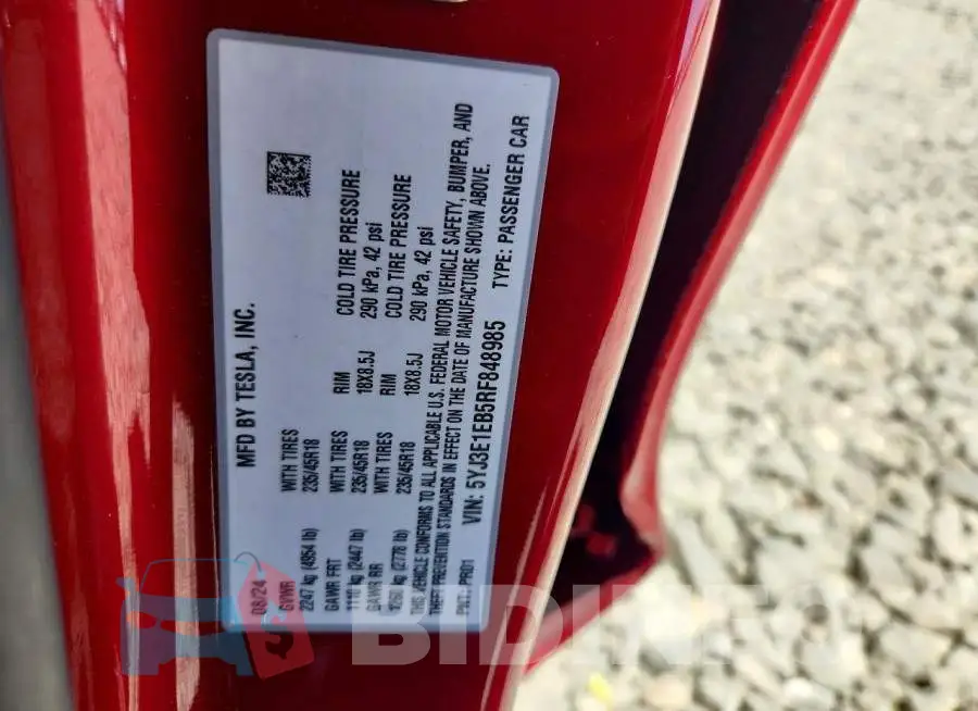 5YJ3E1EB5RF848985 Photo# 12