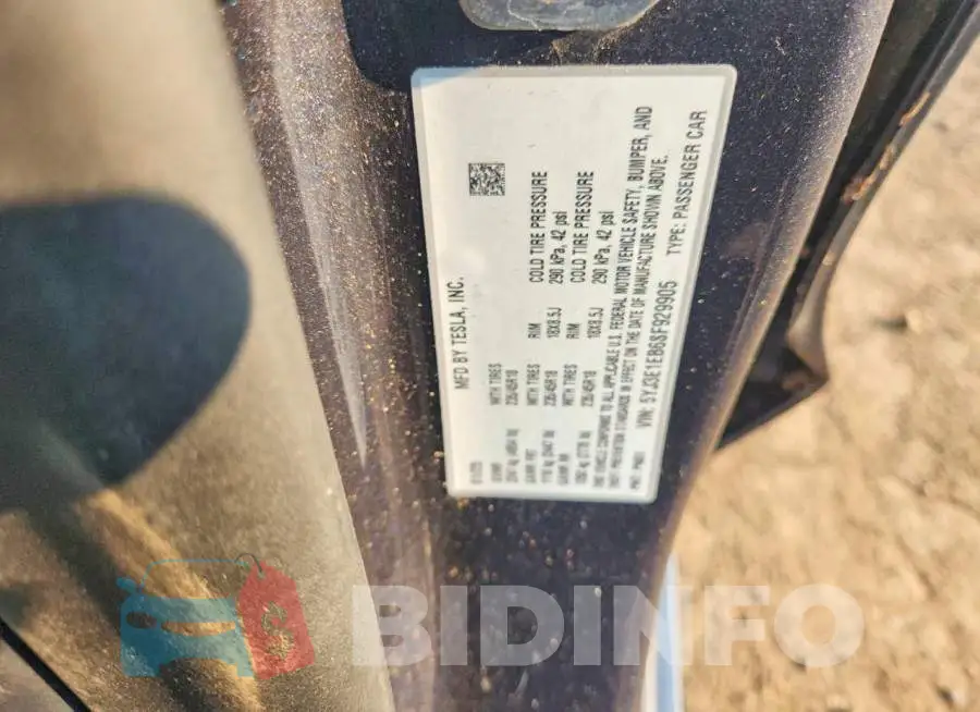 5YJ3E1EB6SF929905 Photo# 12