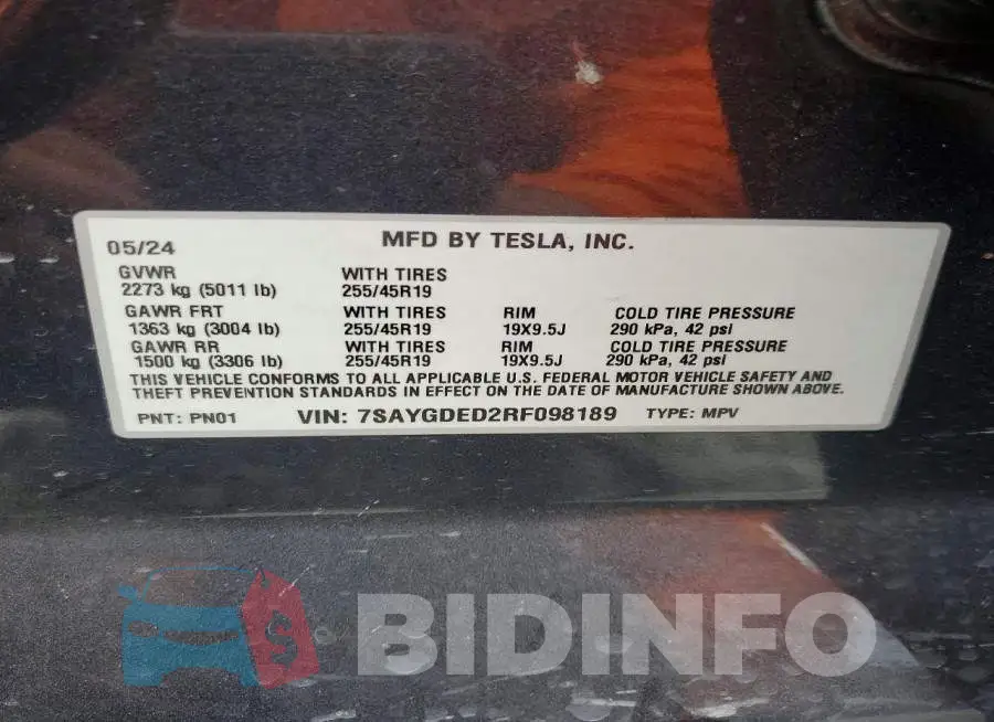 7SAYGDED2RF098189 Photo# 13