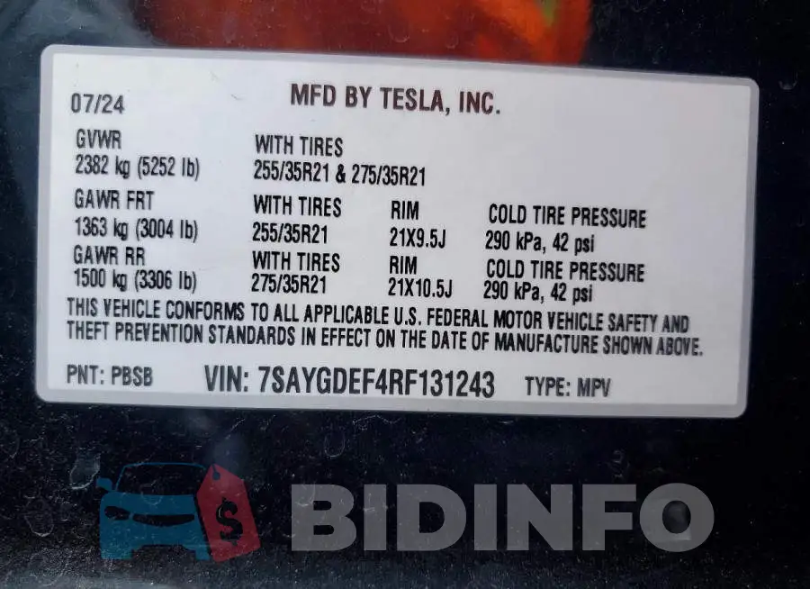 7SAYGDEF4RF131243 Photo# 14