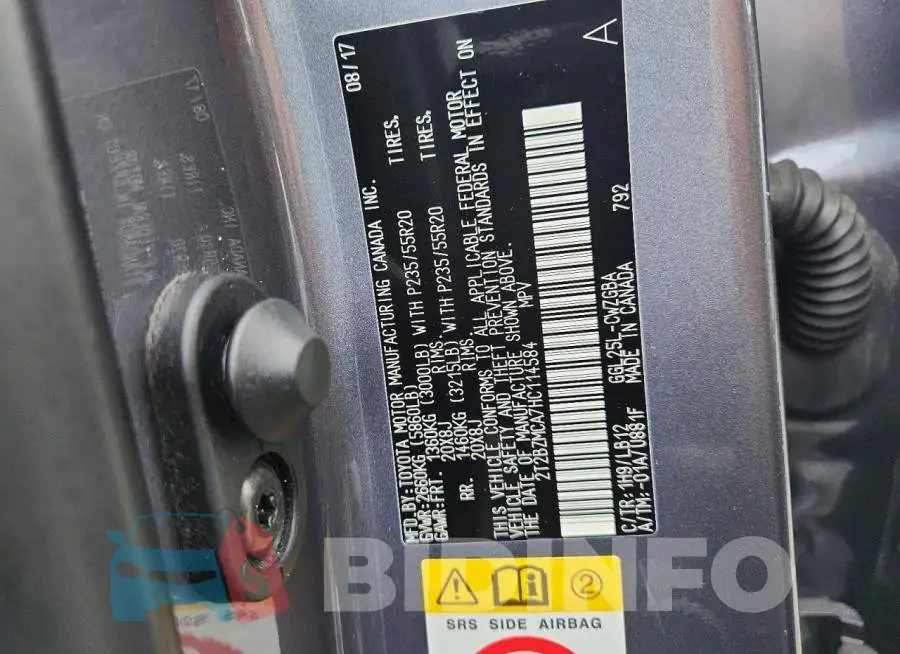 2T2BZMCA7HC114584 Photo# 13