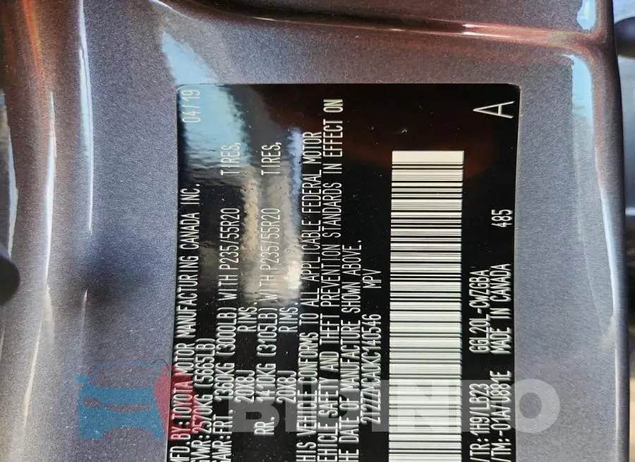 2T2ZZMCA0KC140546 Photo# 13