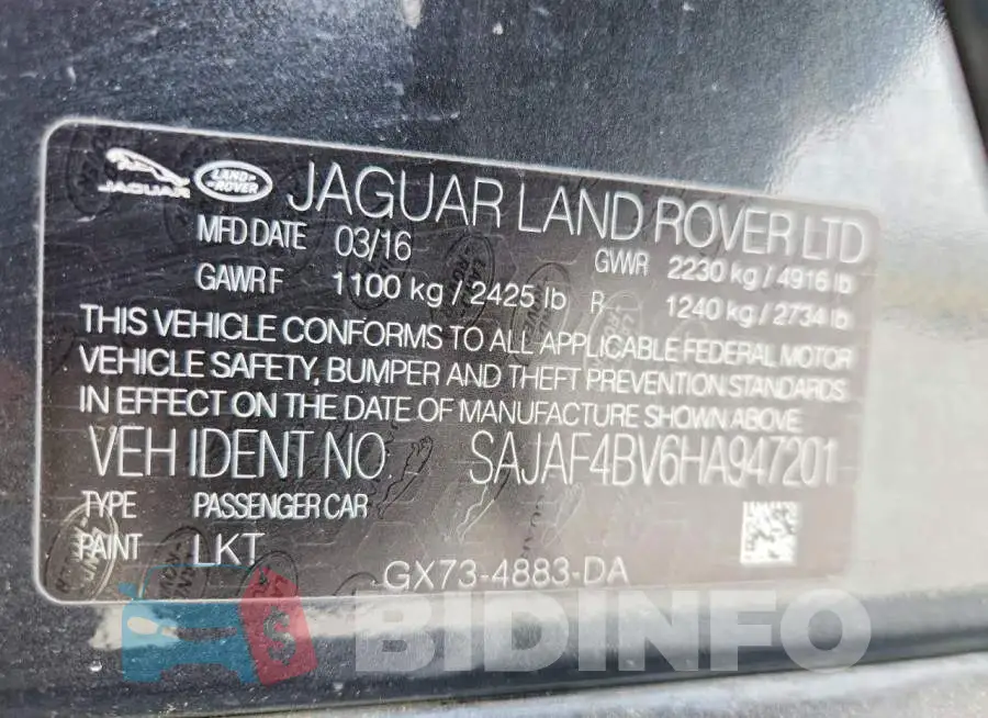 SAJAF4BV6HA947201 Photo# 12