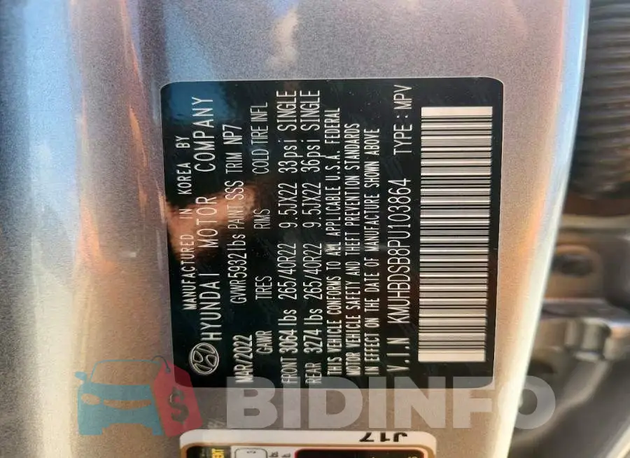 KMUHBDSB8PU103864 Photo# 13
