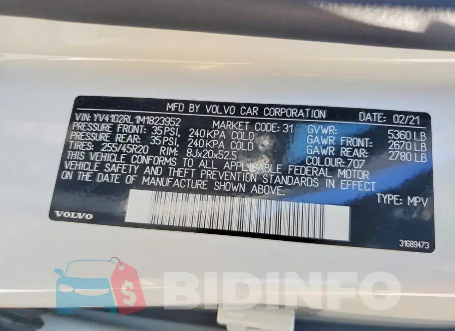YV4102RL1M1823952 Photo# 13