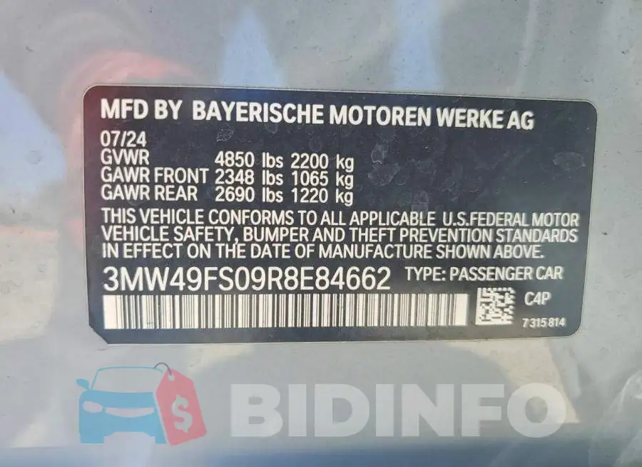3MW49FS09R8E84662 Photo# 12