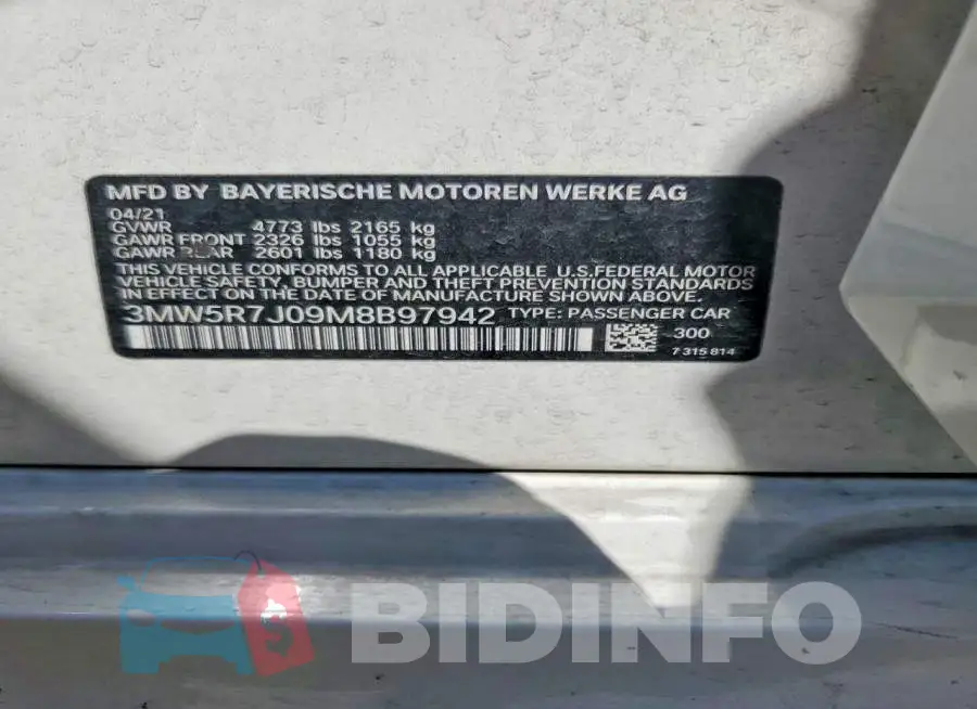 3MW5R7J09M8B97942 Photo# 13