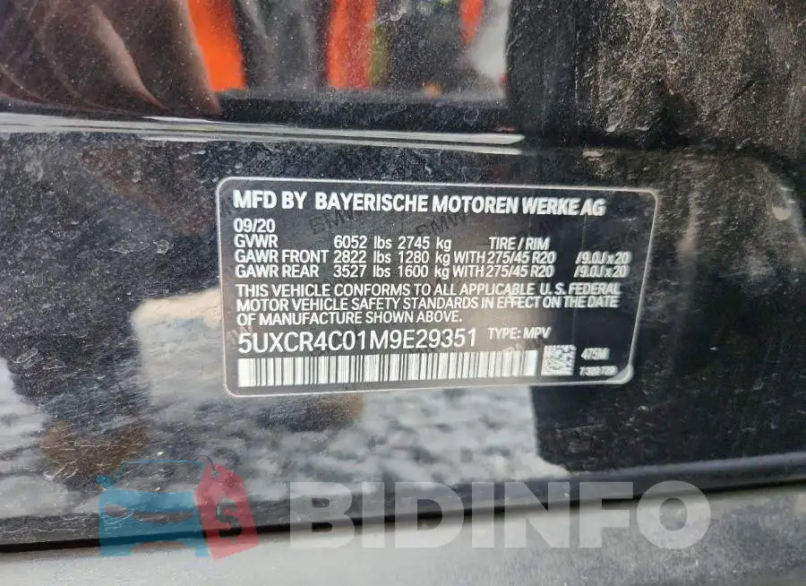 5UXCR4C01M9E29351 Photo# 12