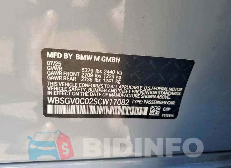 WBSGV0C02SCW17082 Photo# 13