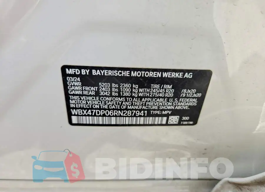 WBX47DP06RN287941 Photo# 12