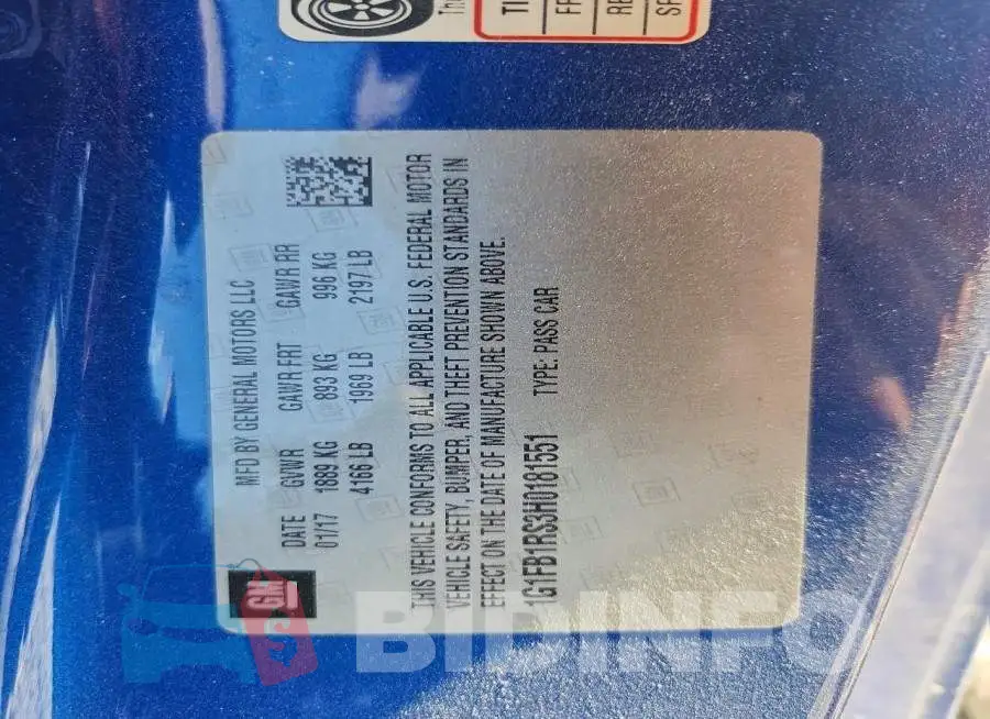 1G1FB1RS3H0181551 Photo# 12