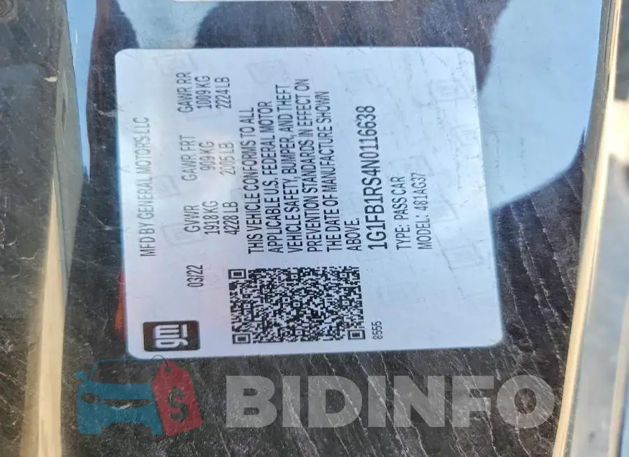 1G1FB1RS4N0116638 Photo# 12