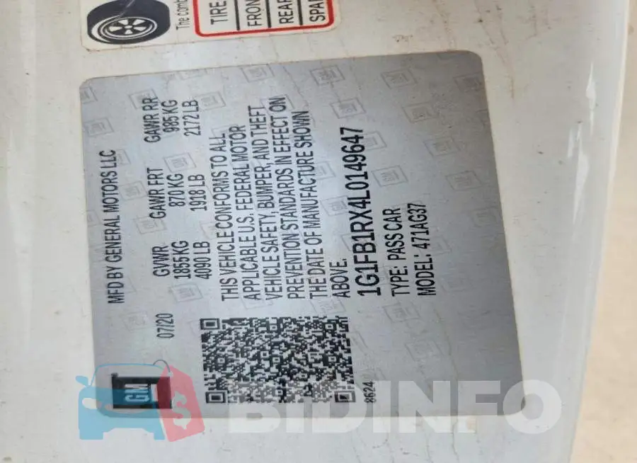 1G1FB1RX4L0149647 Photo# 12