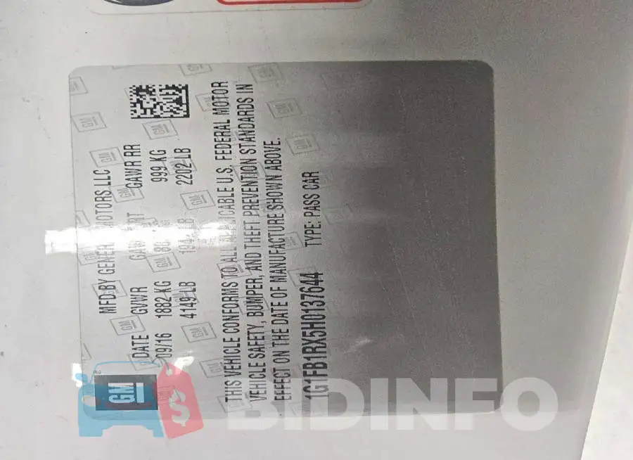1G1FB1RX5H0137644 Photo# 12