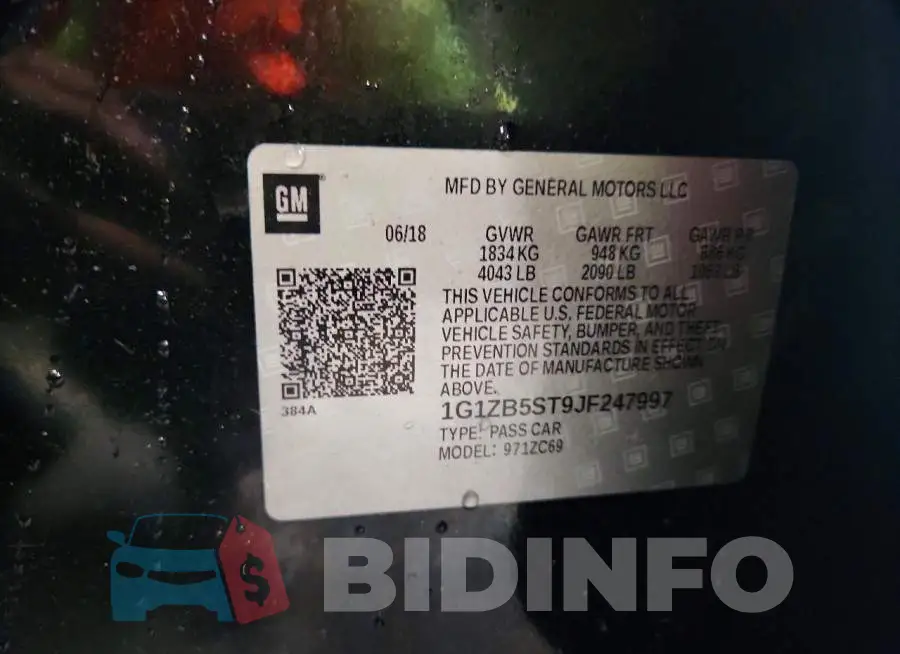 1G1ZB5ST9JF247997 Photo# 12