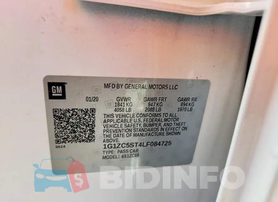 1G1ZC5ST4LF084725 Photo# 13