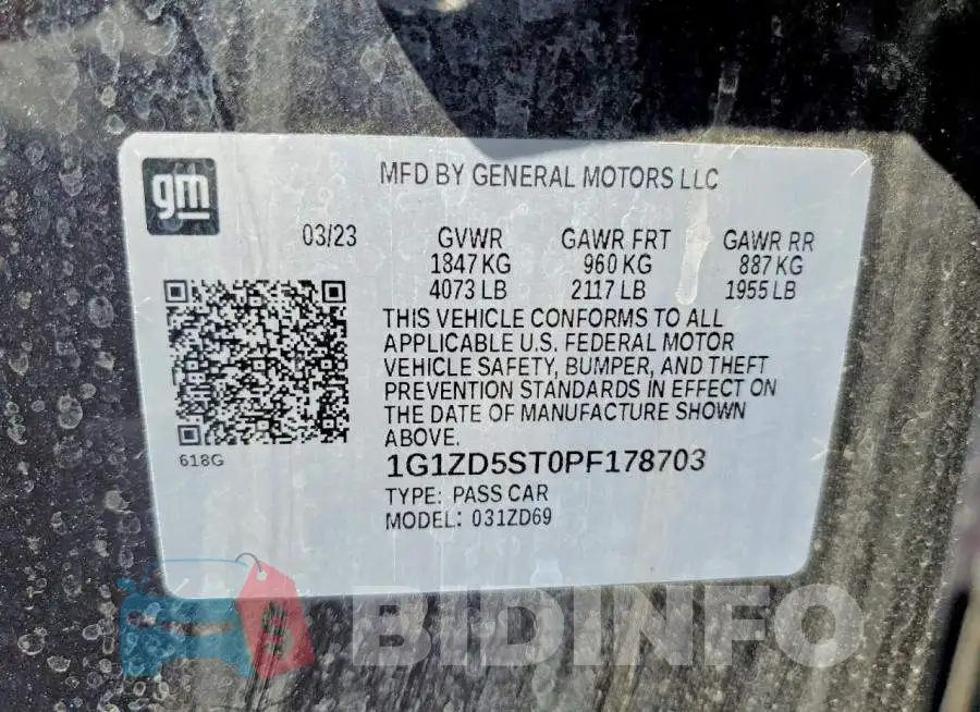 1G1ZD5ST0PF178703 Photo# 12
