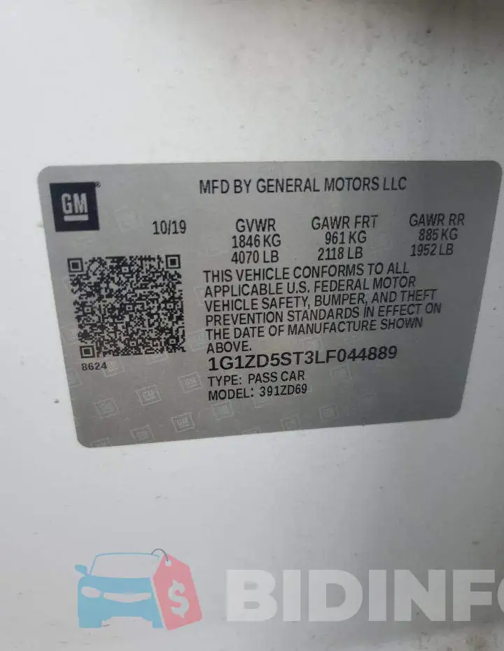 1G1ZD5ST3LF044889 Photo# 13