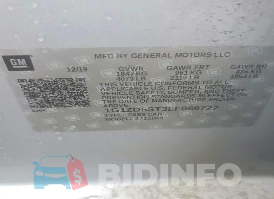 1G1ZD5ST3LF069727 Photo# 12