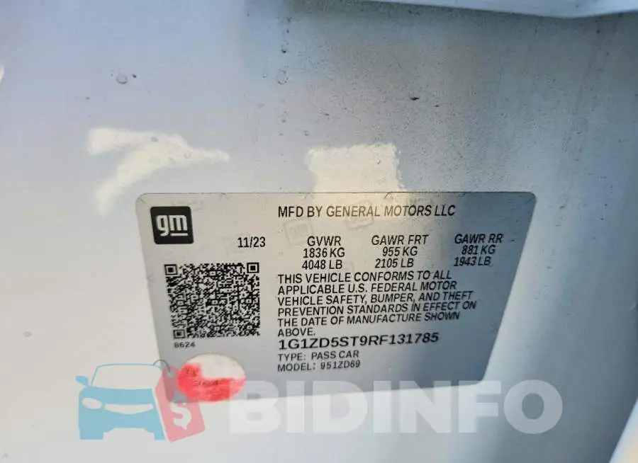 1G1ZD5ST9RF131785 Photo# 12